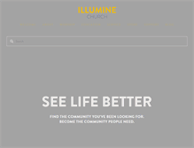 Tablet Screenshot of illuminechurch.com